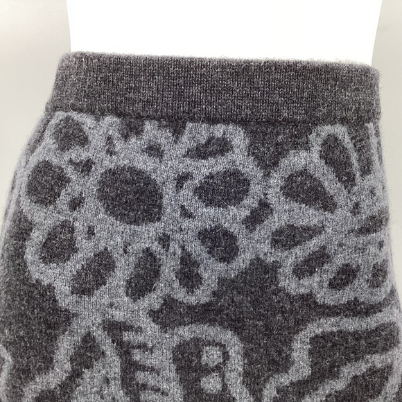 *** marimekko UNIQLO Grey Knit Wool Skirt *** NWT *** XS - Picture 3 of 6